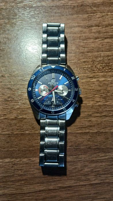 Zegarek Casio Edfice Chronograf - świetny stan, niebieski