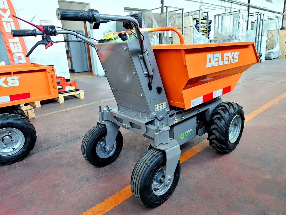 Mini Dumper elétrico XE500e - 1000W - caçamba basc. manual CARGA 500kg