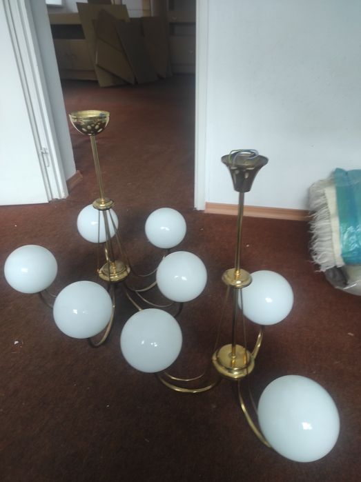 Lampa 3 ramienna, 3 klosze