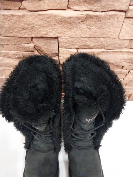 Ботинки ECCO кожа, мех