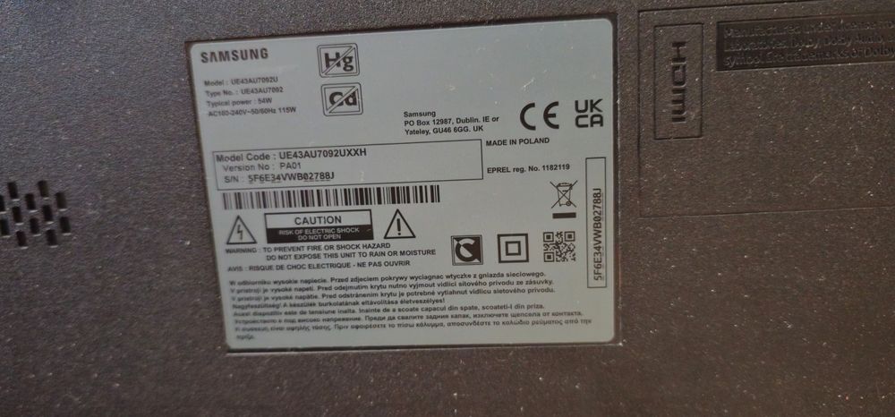 Telewizor Samsung 43"