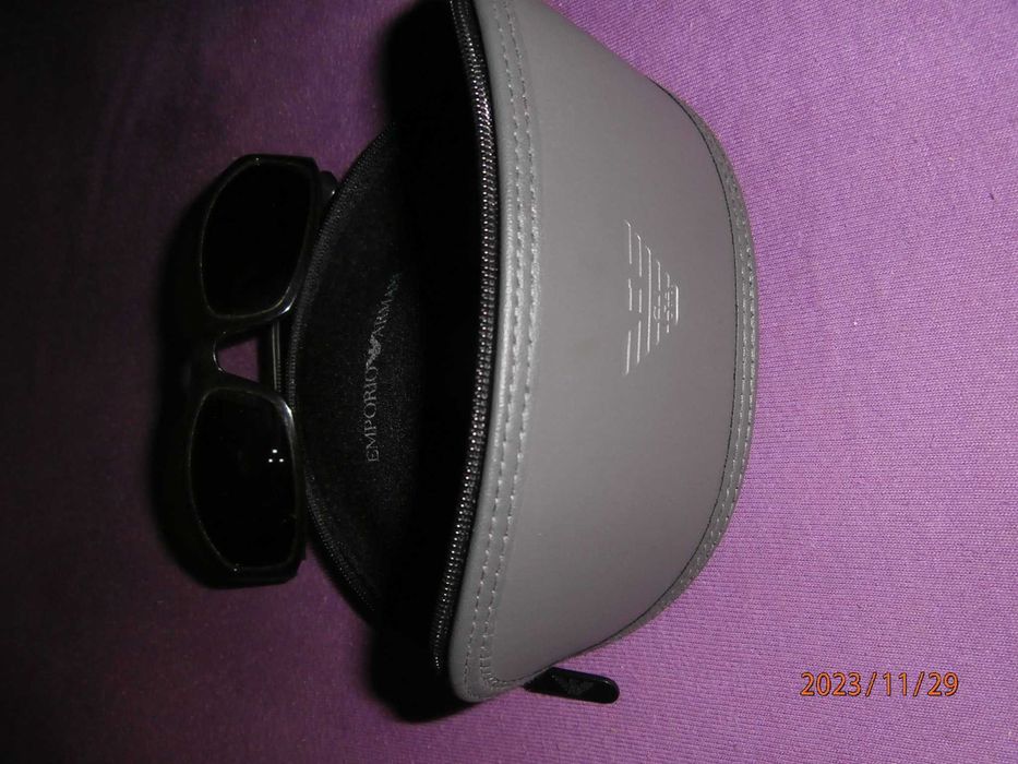 ARMANI Okulary przeciw słoneczne Giorgio Armani + etui - używane
