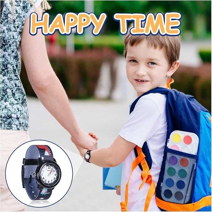 Zegarek dziecięcy Vicloon, wodoodporny, 3D, dinozaury