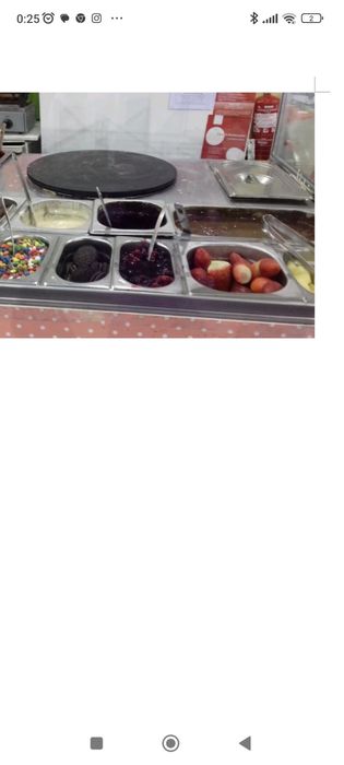 Bancada/armario crepes