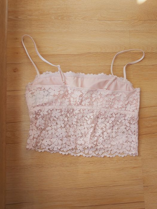 Koronkowy top damski r. M 38 H&M