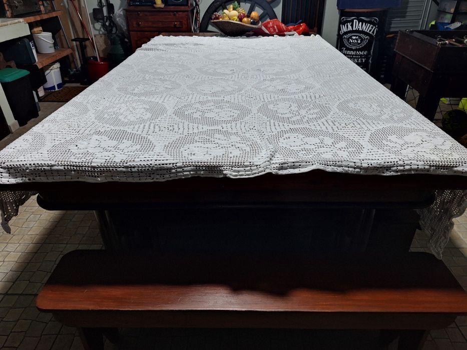 Toalha de mesa em renda
