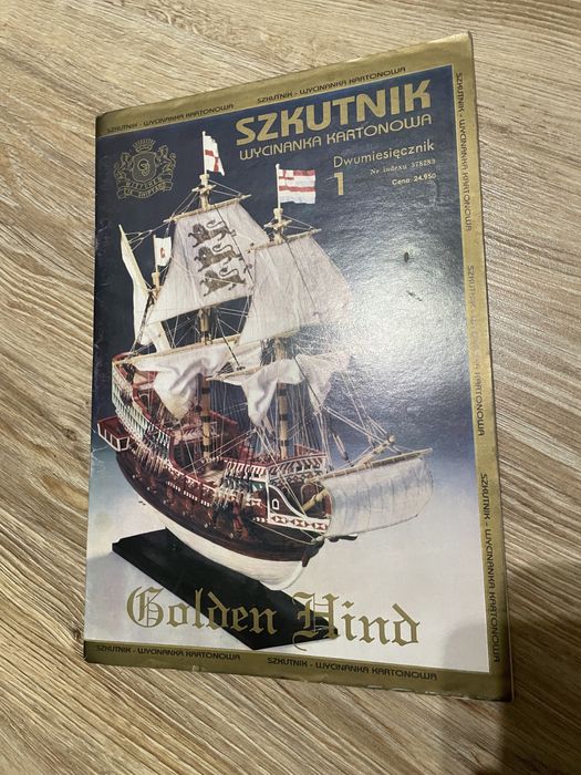 Szkutnik – model Kartonowy nr 1: Golden Hind