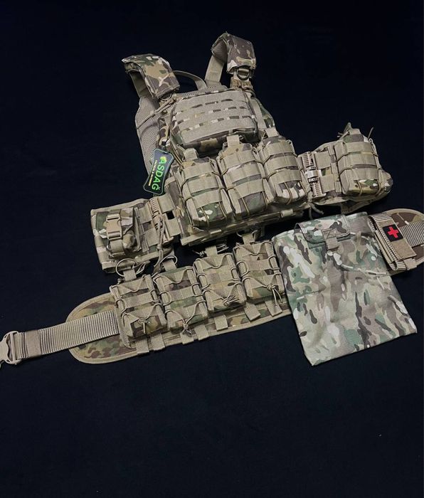 Оригінал плитоноска ASDAG мультикам та РПС пояс бронижелет, плитоноска