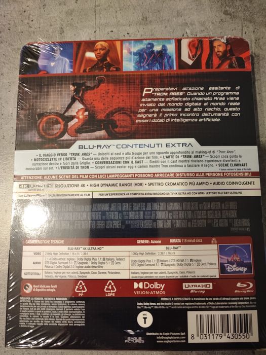 Tron Ares Steelbook 4K Blu-ray (Pełne PL)