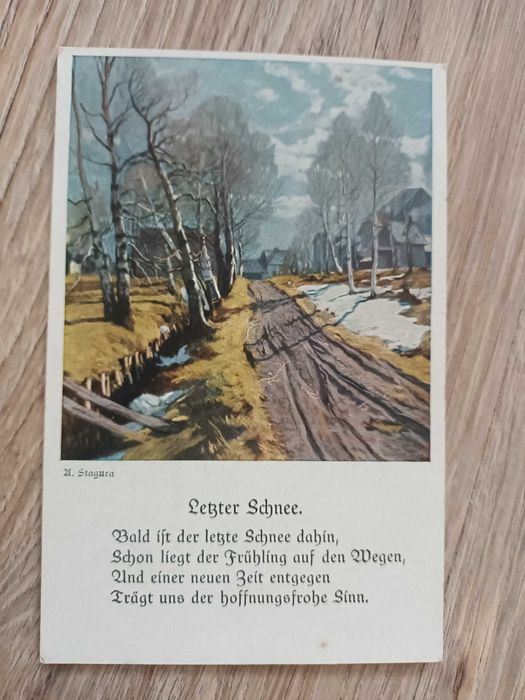 Stara Pocztówka w języku niemieckim