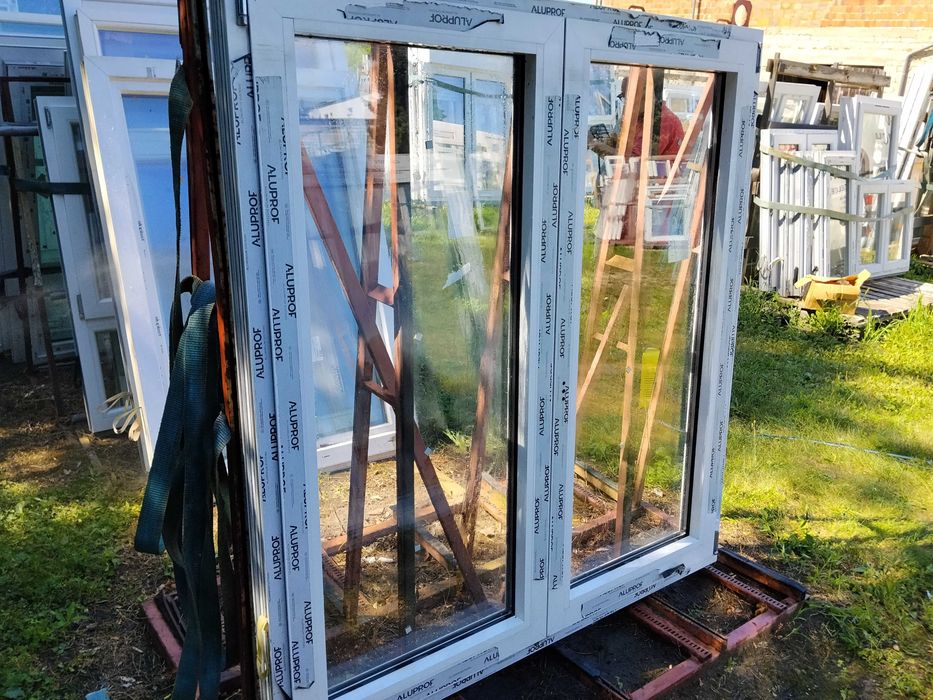 Okno aluminiowe 160/170 białe