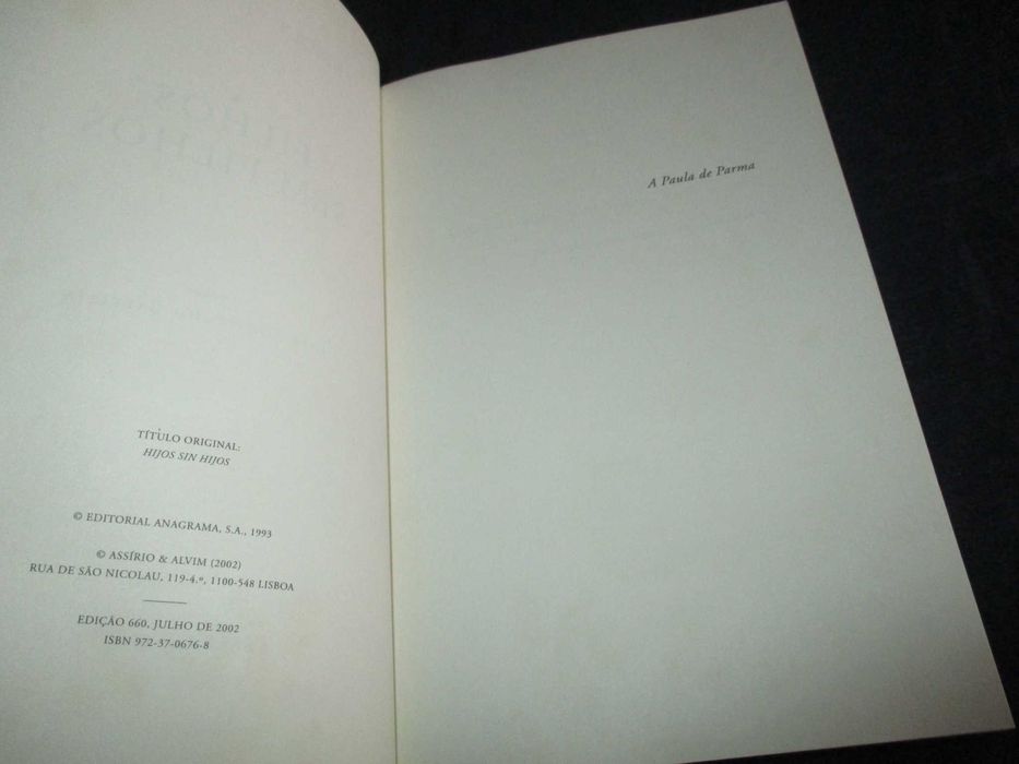 Livro Filhos sem Filhos Enrique Vila-Matas