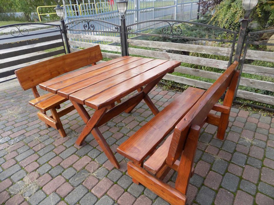 komplet stoły i ławki