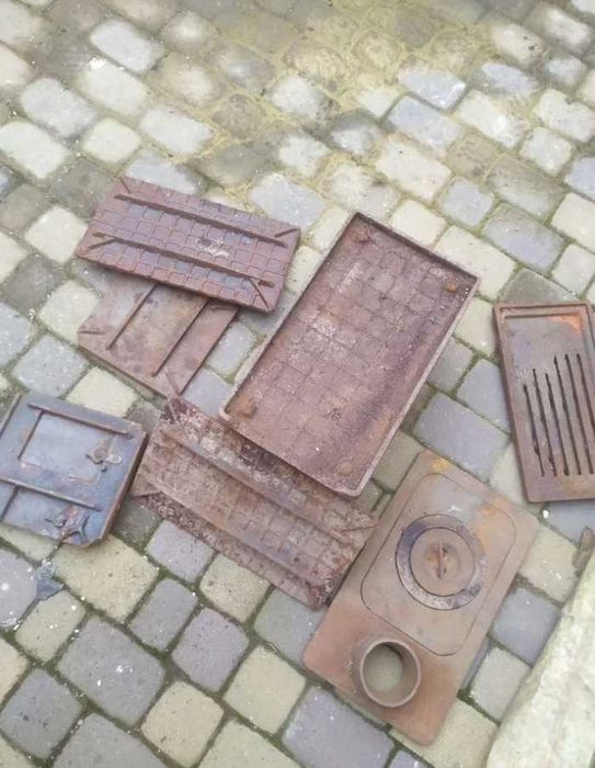 Печь буржуйка чугунная разборная СССР