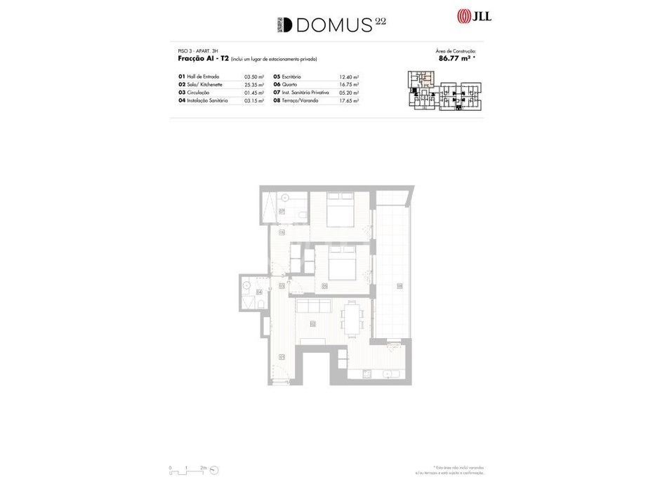 Apartamento T1+1 com estacionamento, no DUMUS, Lagos, Algarve