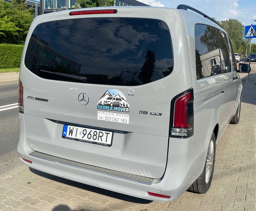 Mercedes automat bus 8 i 9 osobowy, na WAKACJE 4matic do Austrii Chorwacji, Włochy