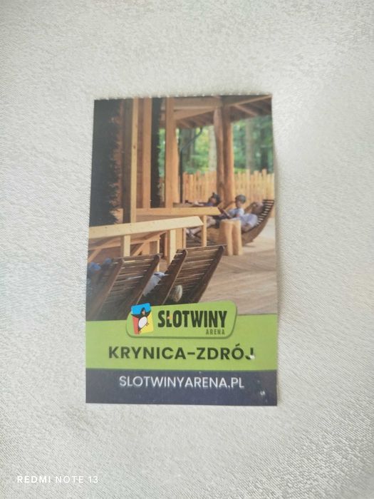 Bilet Wieża Widokowa Słotwiny Krynica Zdrój