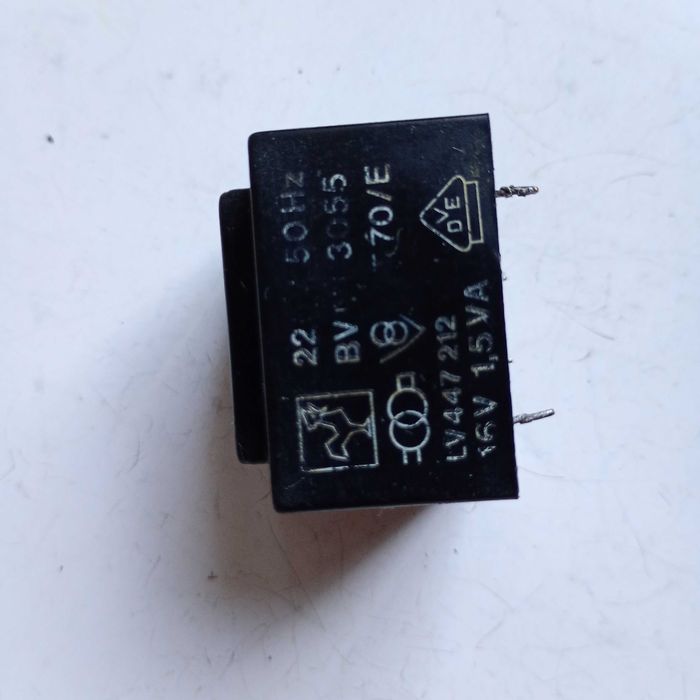 Transformator HAHN BV 3055, 220V 50Hz, 16V  1,5 VA