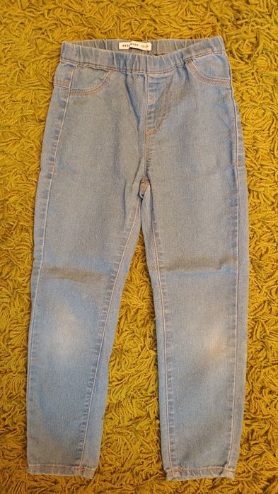 5 par spodni paka dżinsy jegginsy joggersy h&m reserved 110
