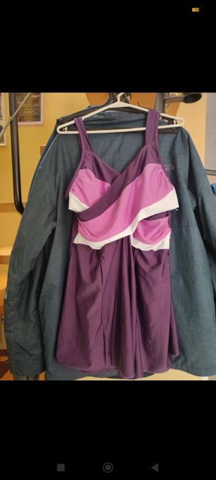 Kostium kąpielowy. Strój. Jak nowy. Z szortami. Maskujący kobiecy