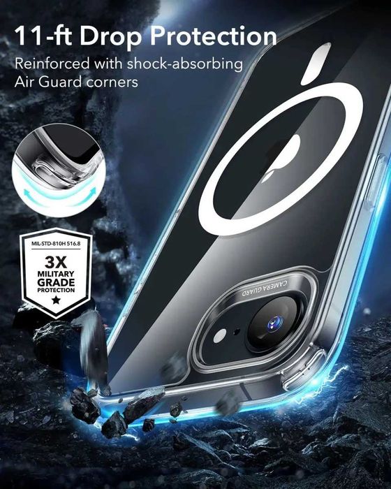 Чехол ESR Classic Hybrid Halolock для iPhone 16e Frosted Black