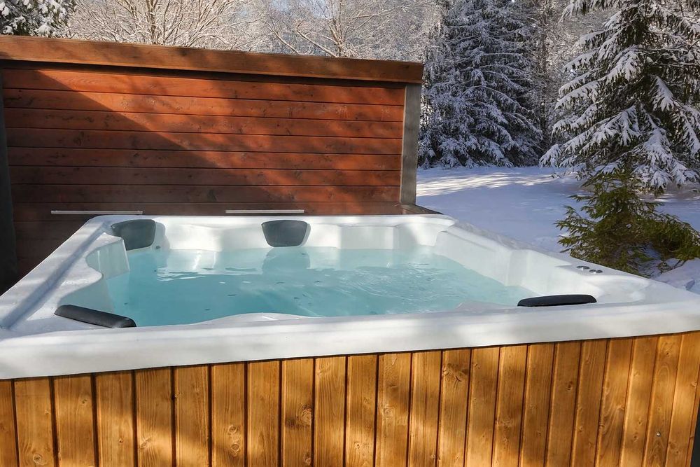 JACUZZI model zimowy z piecem i masażem. Dostępne ! PROMOCJA