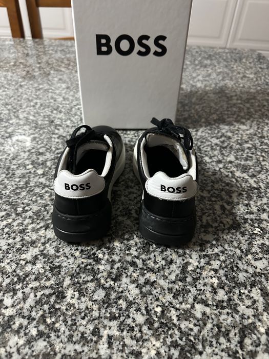 Sapatilhas pretas menino Boss