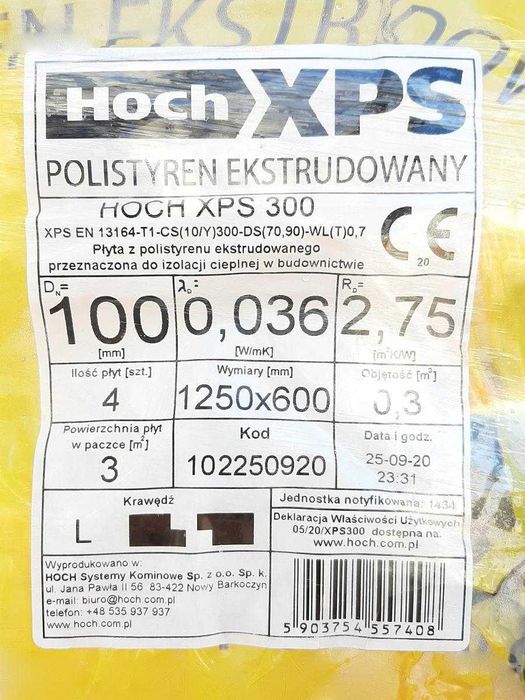 Styrodur 10cm XPS Hoch Frez 3M2 4Szt. Innowacyjny Praktyczny