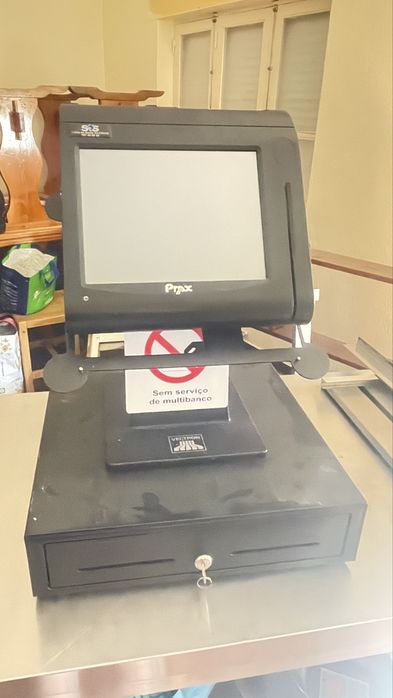 Caixa registadora / POS com monitor Prox