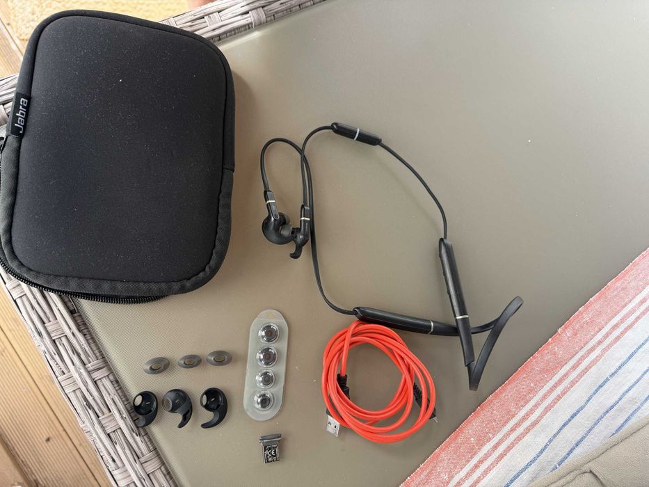 Jabra Evolve 75e MS Link 370 ANC Bluetooth pełny zestaw