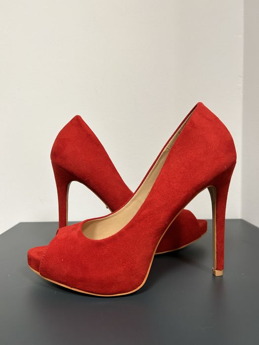 Szpilki czerwone DeeZee 38