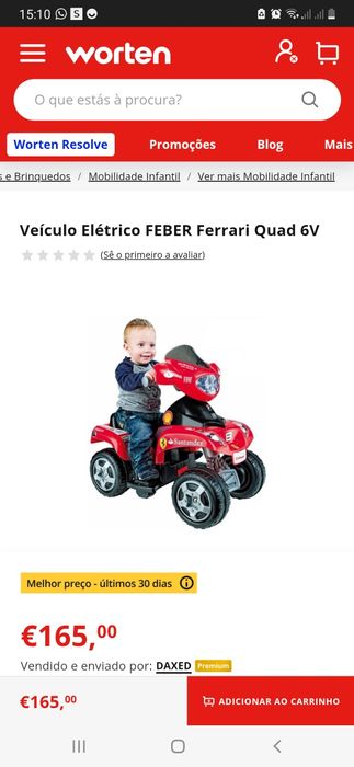 Feber quad ferrari