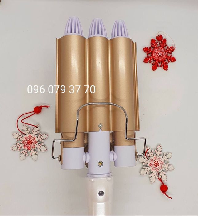 Тройная плойка волна Geemy GM-1988