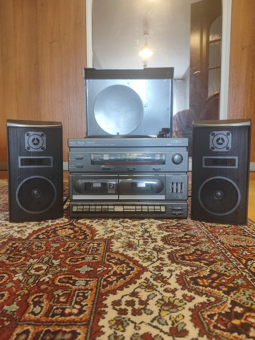 Vintage Wieża Yoko Mini Music Centre - Gramofon / Kasety / Radio