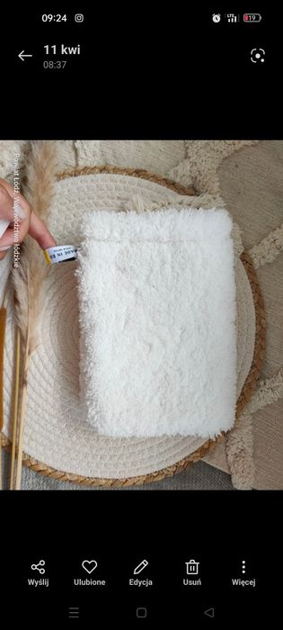 Rękawica biała Nova z żółtą metką M Raypath