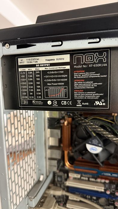 COMPUTADOR DE ESCRITORIO C/ 8 GB Memoria