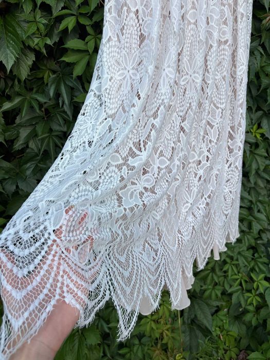 Suknia ślubna koronkowa boho rustykalna zwiewna Joanna Niemiec Ivette