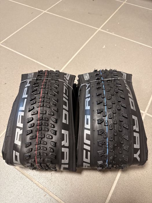 Komplet opon dwie sztuki Schwalbe Racing Ray + Racing Ralph 29x2.25 Super Ground TLE Evo Speedgrip + Speed NOWE