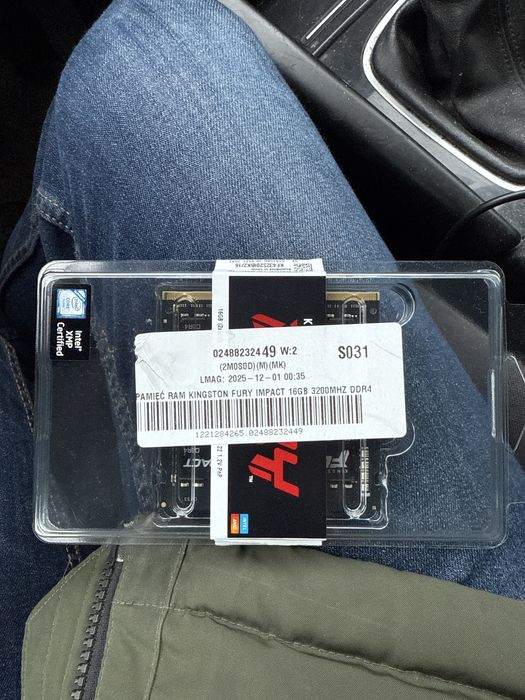 Pamięć ram 16gb Kingston Fury Impact DDR4