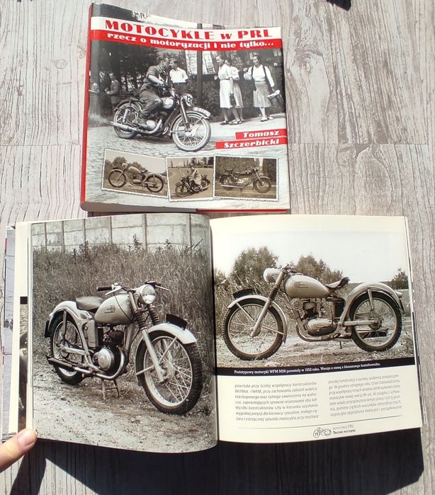Motocykle w PRL książka WSK SHL Junak