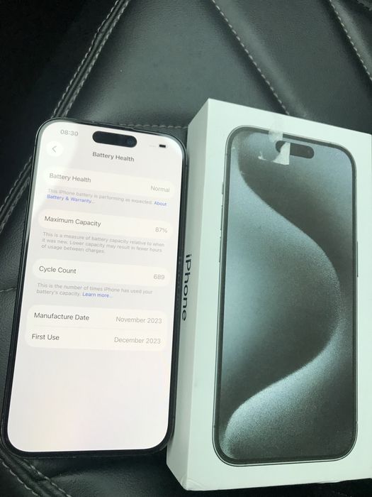 Apple iphone 15 Pro 128Gb Blue Titanium Фіз сім