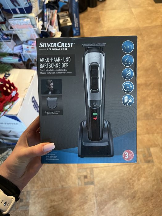 ОПТ/РОЗД 550 грн/шт Машинка для стрижки волосся SilverCrest 5в1 500мАч