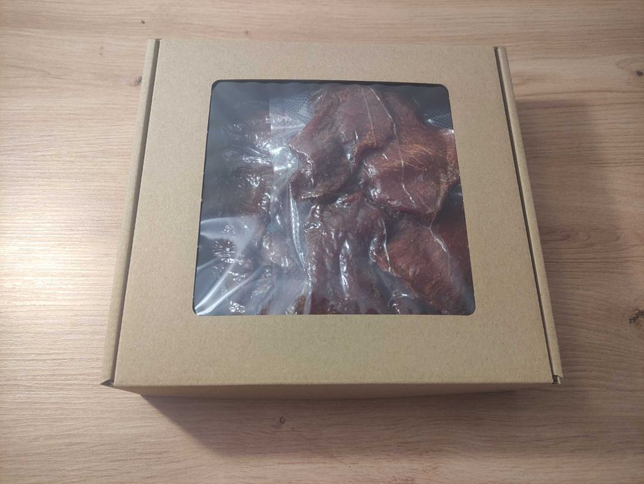 Chipsy mięsne "Jerky" "party box" "box na prezent" mały
