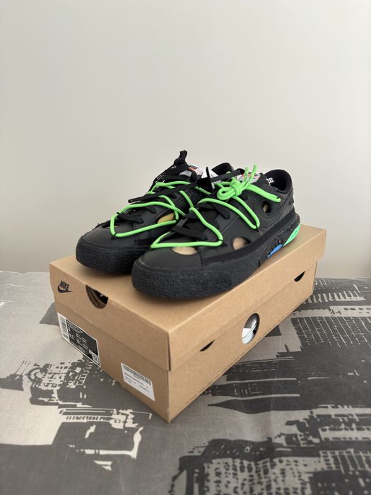 Nike Blazer Low 77 Off-White Electro Green