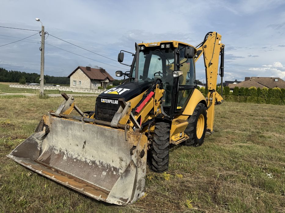 Cat 428e caterpillar 3 lyzki  koparko ladowarka cat jcb