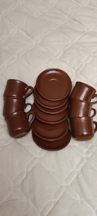 Кофейный сервиз глина
