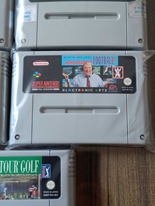 5 Jogos Hockey NHL e Golf Super Nintendo SNES