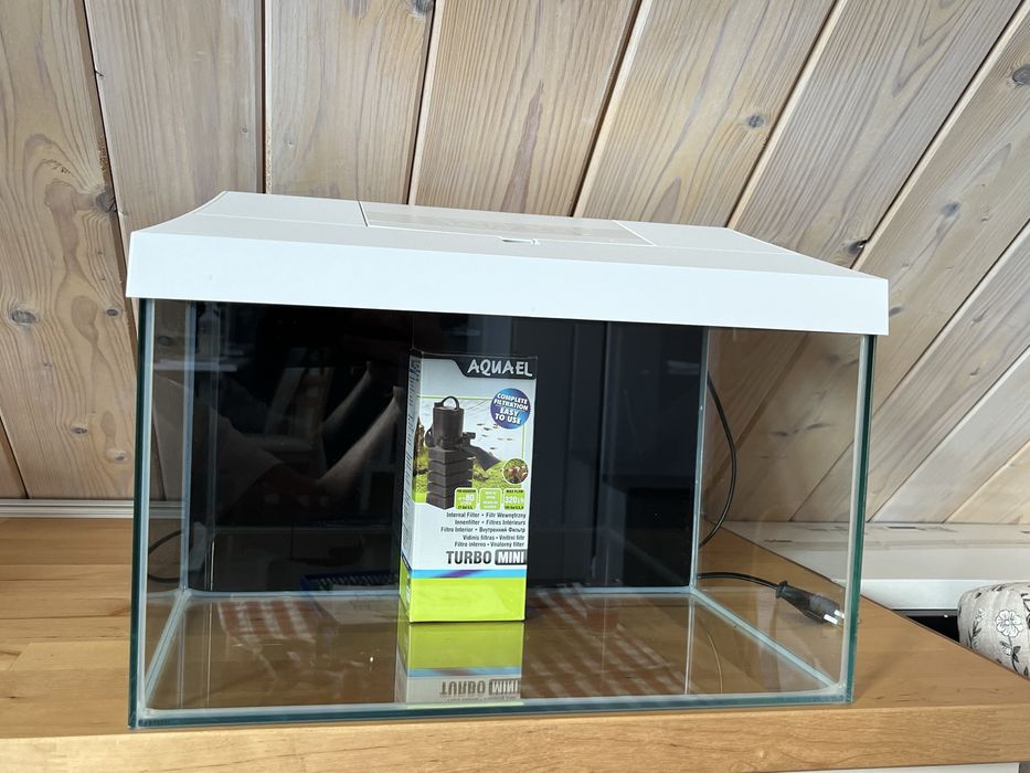 Akwarium Aquael Leddy 40 (25L) + 2 Filtry + Gratis! Stan BDB