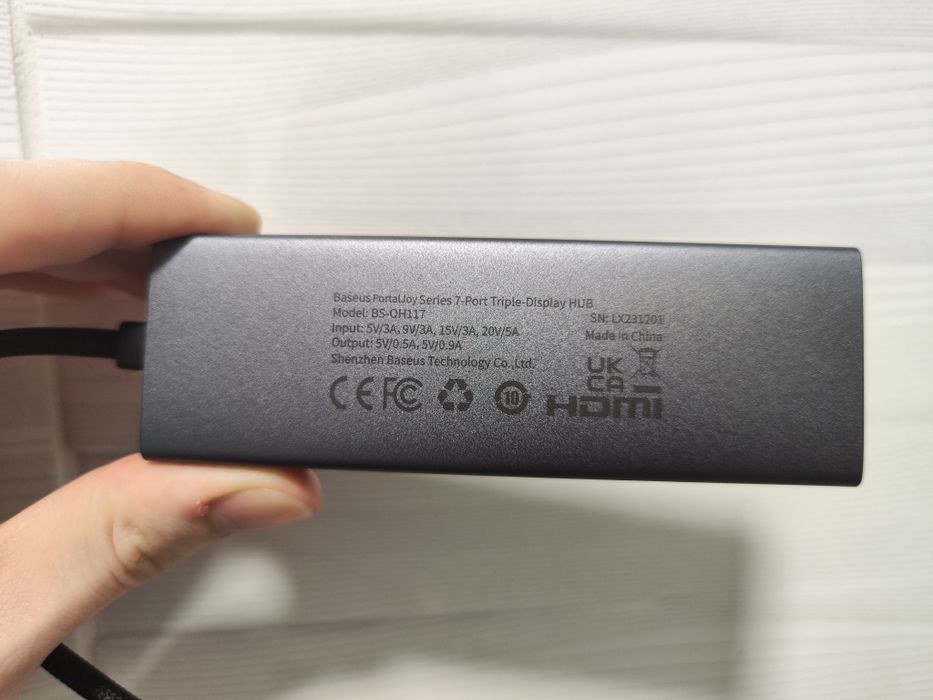 USB-хаб (док станция) Baseus 7 в 1