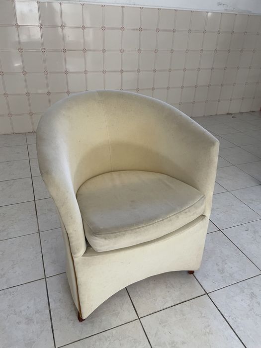 Cadeirão branco/creme